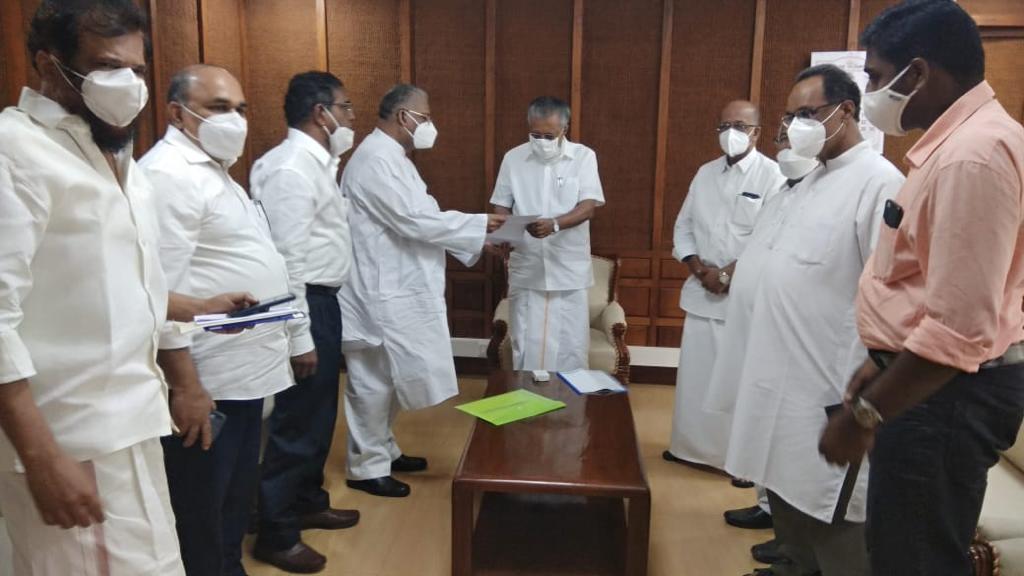 പെന്തക്കോസ്തു സഭാ നേതാക്കൾ മുഖ്യമന്ത്രിക്ക് നിവേദനം നൽകി