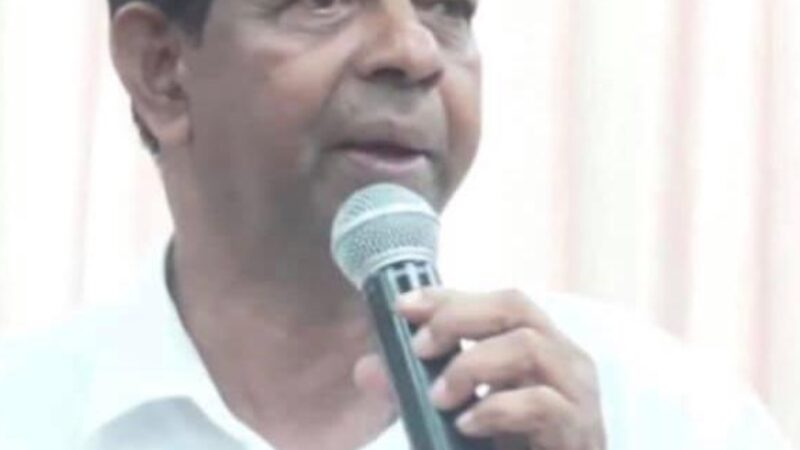 പാസ്റ്റർ എം.   പൗലോസ് കർത്തൃസന്നിധിയിൽ ചേർക്കപ്പെട്ടു