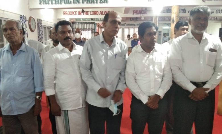 എ.ജി. റാന്നി ഈസ്റ്റ് സെക്ഷൻ ഭാരവാഹികൾ
