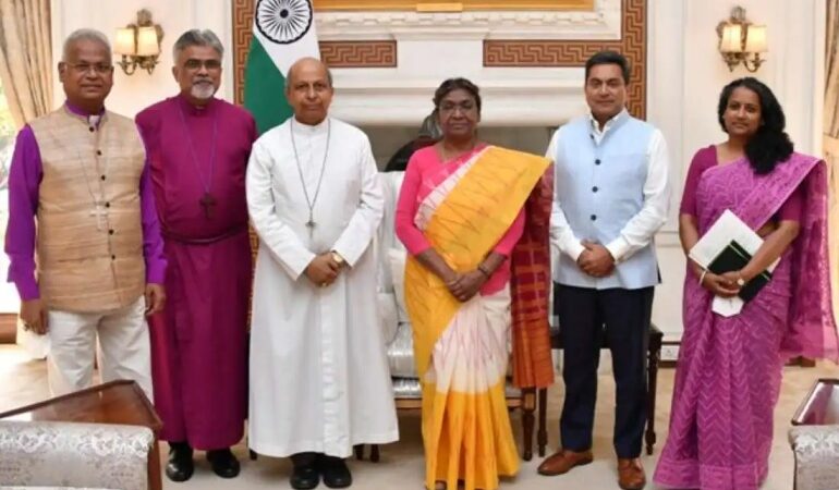ക്രൈസ്തവർക്കെതിരായുള്ള അക്രമങ്ങളിൽ ആശങ്ക അറിയിച്ച് രാഷ്ട്രപതി