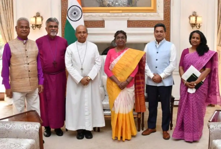 ക്രൈസ്തവർക്കെതിരായുള്ള അക്രമങ്ങളിൽ ആശങ്ക അറിയിച്ച് രാഷ്ട്രപതി