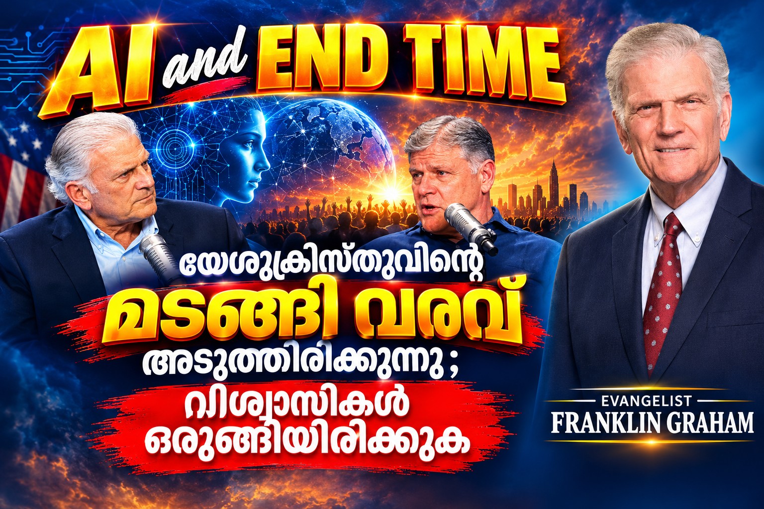 യേശുക്രിസ്തുവിന്റെ മടങ്ങി വരവ് ആസന്നം : ഫ്രാങ്ക്‌ലിൻ ഗ്രഹാം